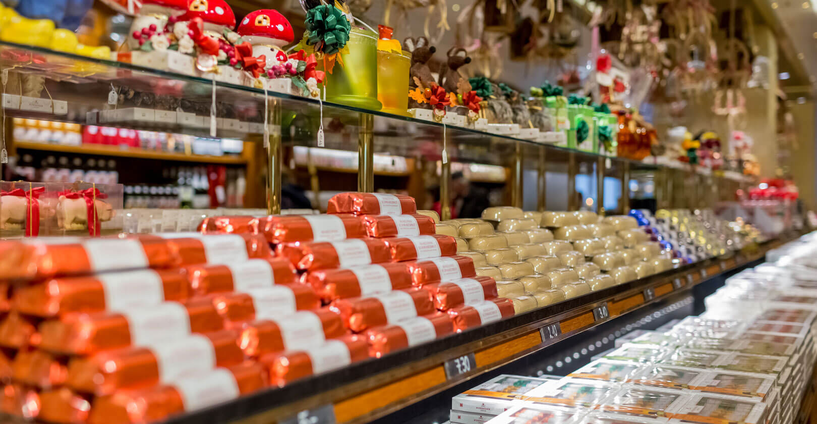 Marzipanbrote bei Niederegger in Lübeck