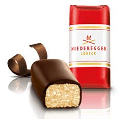 Der rote Niederegger Marzipan Klassiker
