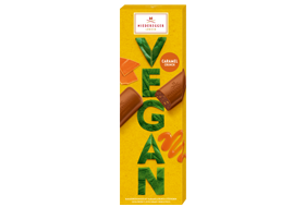 Veganer Klassiker Caramel Crunch im gelben Design}